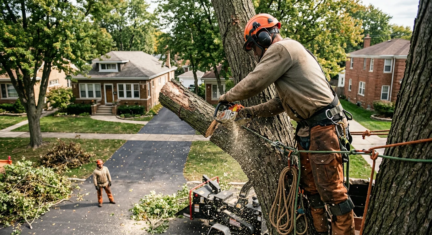 Tree Service service project completed by Cicero Premier Tree Service in Cicero, IL