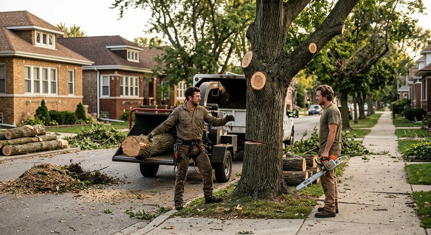 Tree Service service project completed by Cicero Premier Tree Service in Cicero, IL