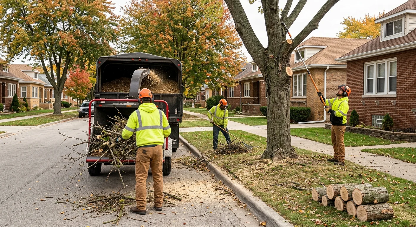 Tree Service service project completed by Cicero Premier Tree Service in Cicero, IL