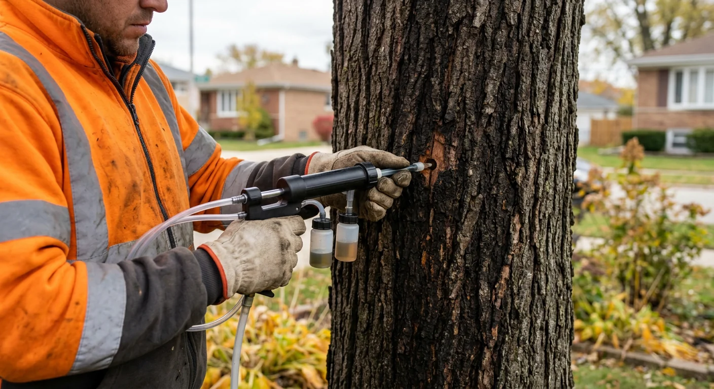 Deadwood and crossing limbs on a neglected mature tree
